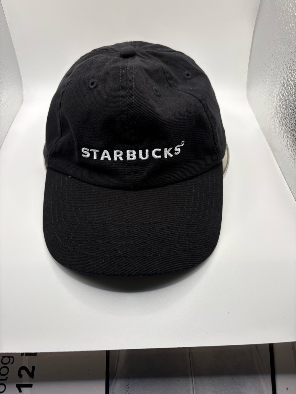 Starbucks Black Adjustable Dad Hat Embroidered Logo Coffee Shop Cap Unisex